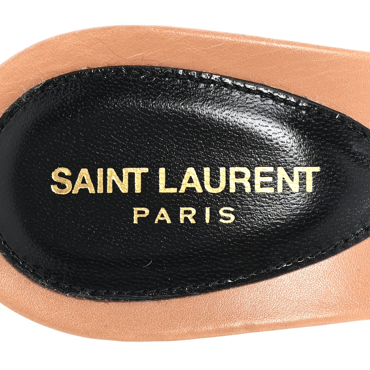 Calfskin Gippy 105 Mule Sandals 38 Bisque