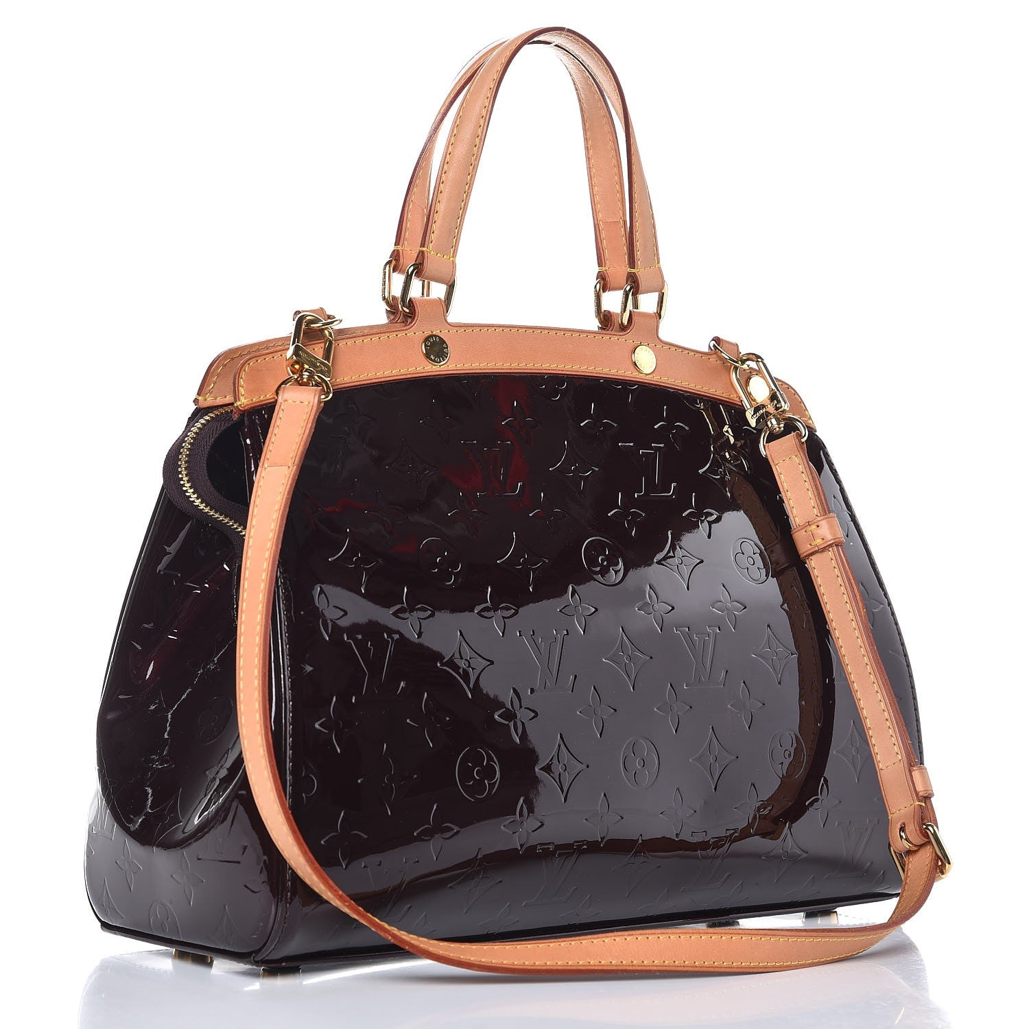 Louis Vuitton Vernis Brea MM Amarante 3 of 8