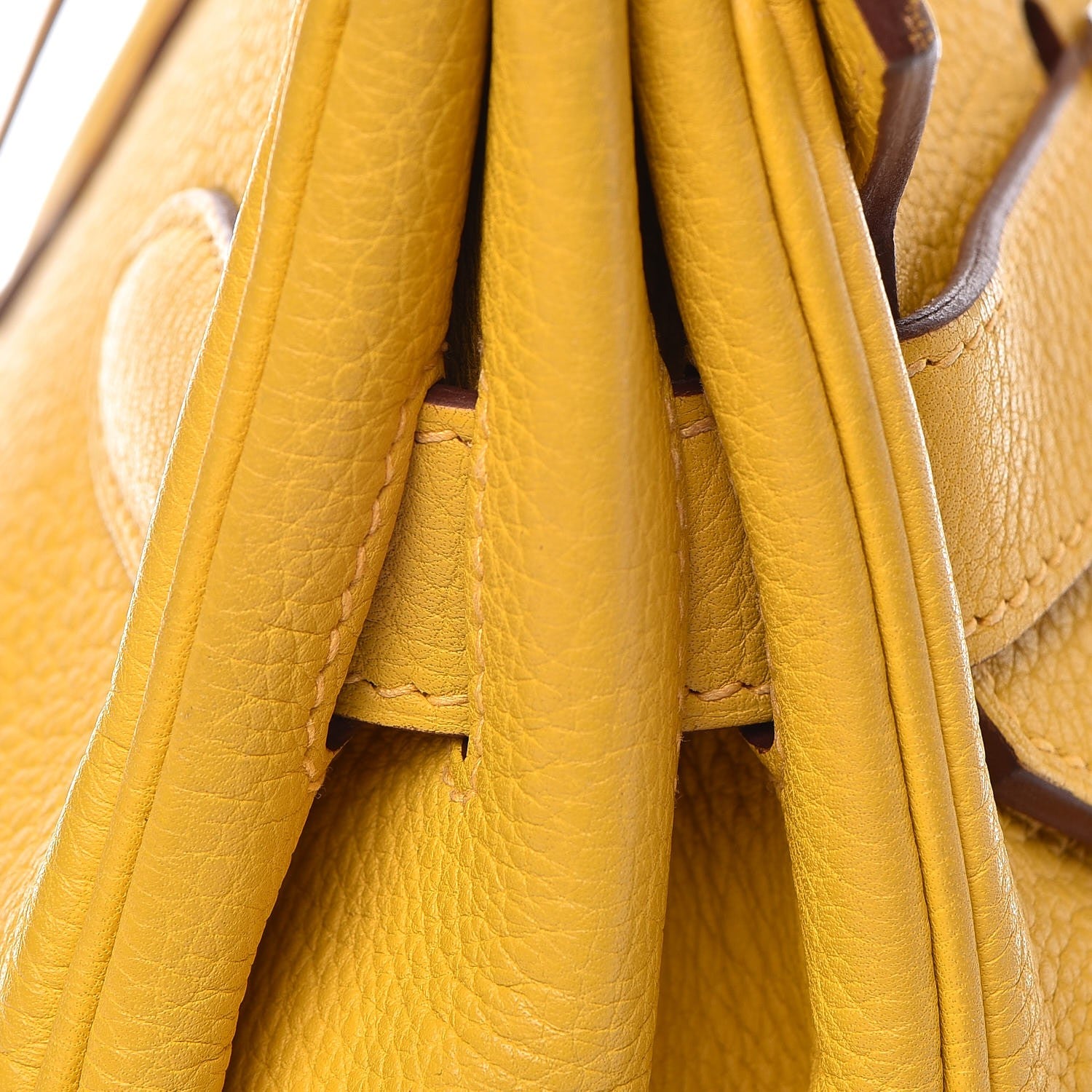 Hermes Taurillon Clemence JPG Shoulder Birkin II Soleil 32 of 39