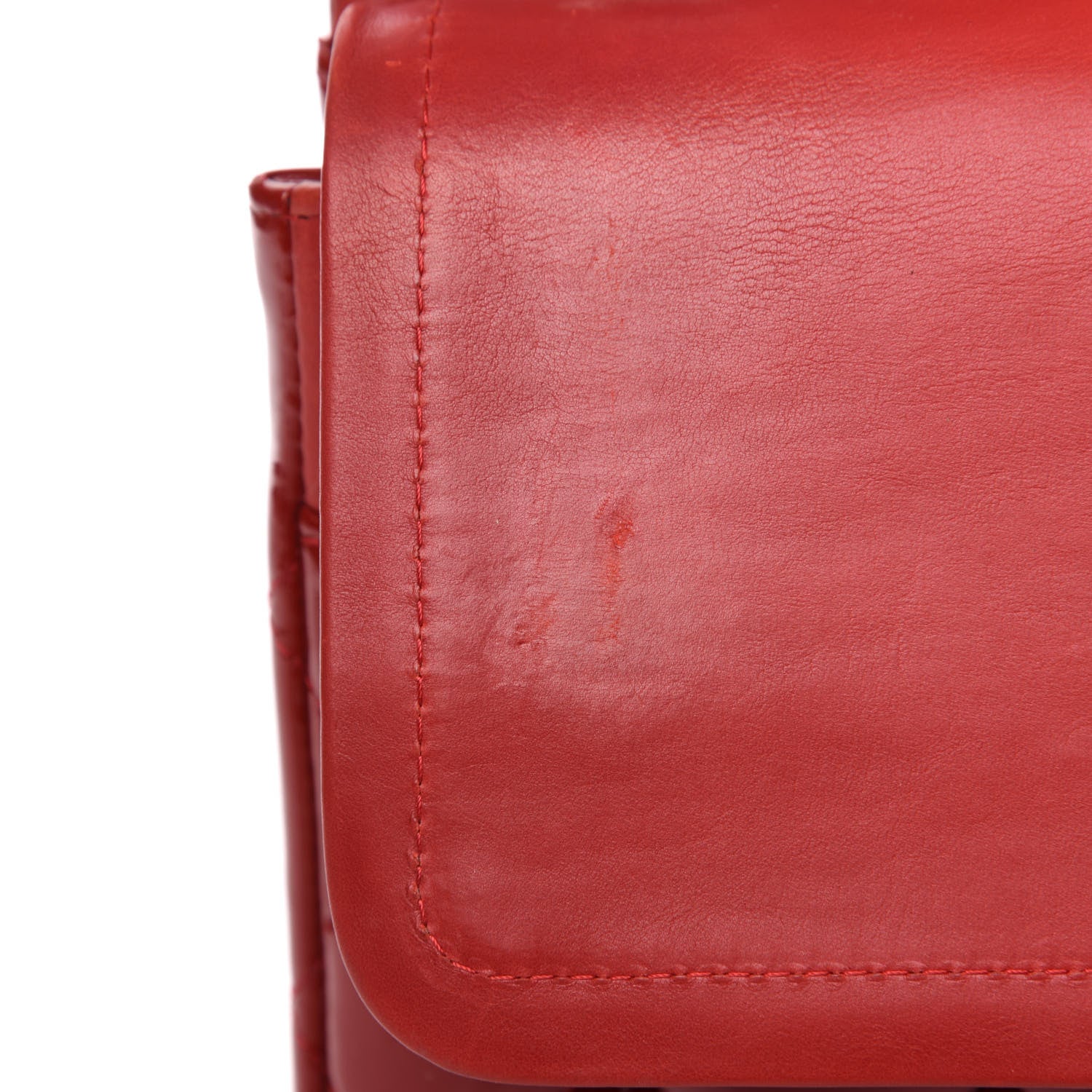 Chanel Patent Quilted Jumbo Double Flap Red 11 of 14