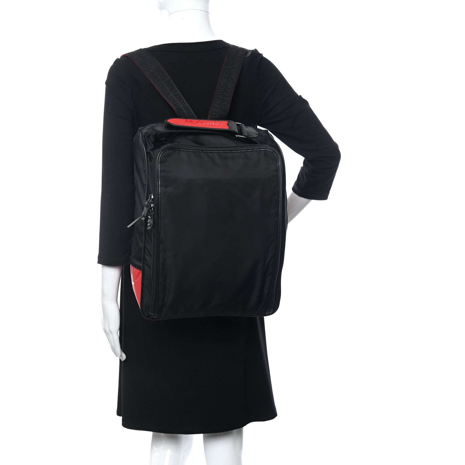 Christian Louboutin Nylon Calfskin Hop'n Zip Backpack 2 of 10