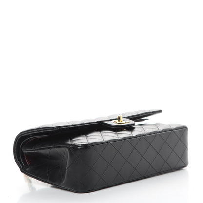 Chanel Lambskin Quilted Medium Double Flap Black 4 of 14