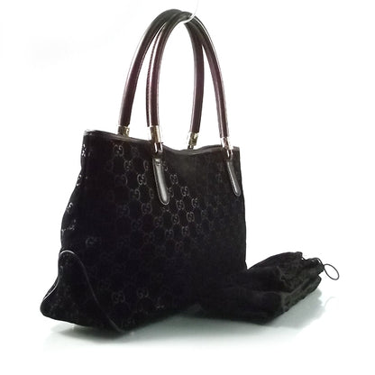Gucci Guccissima Suede Tote Black 3 of 8