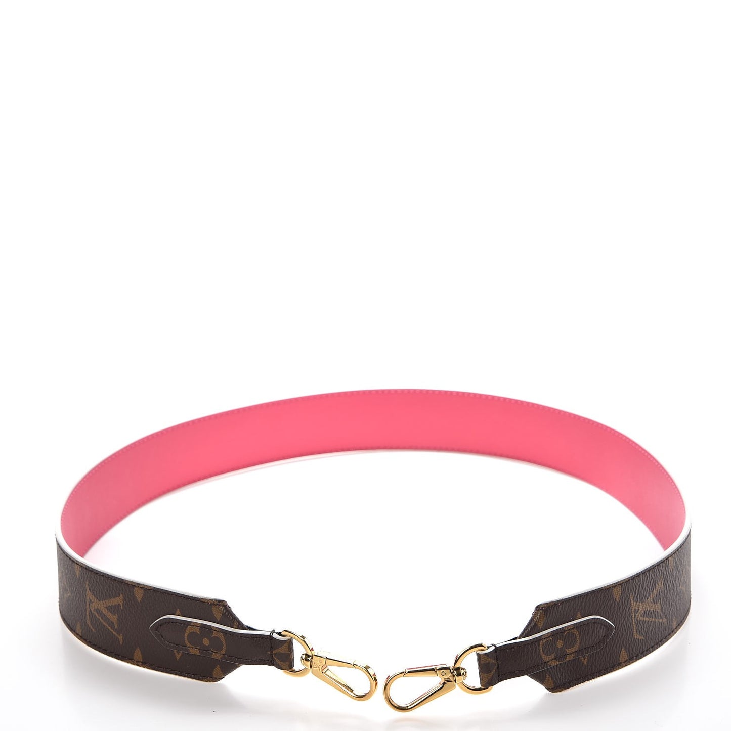 Monogram Bandouliere Shoulder Strap Hot Pink