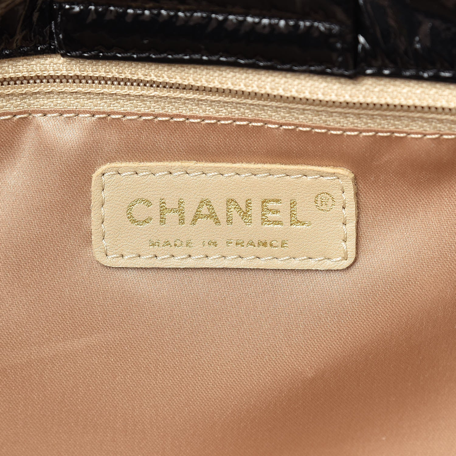 Chanel Vinyl XL Rock and Chain Flap Black 6 of 10