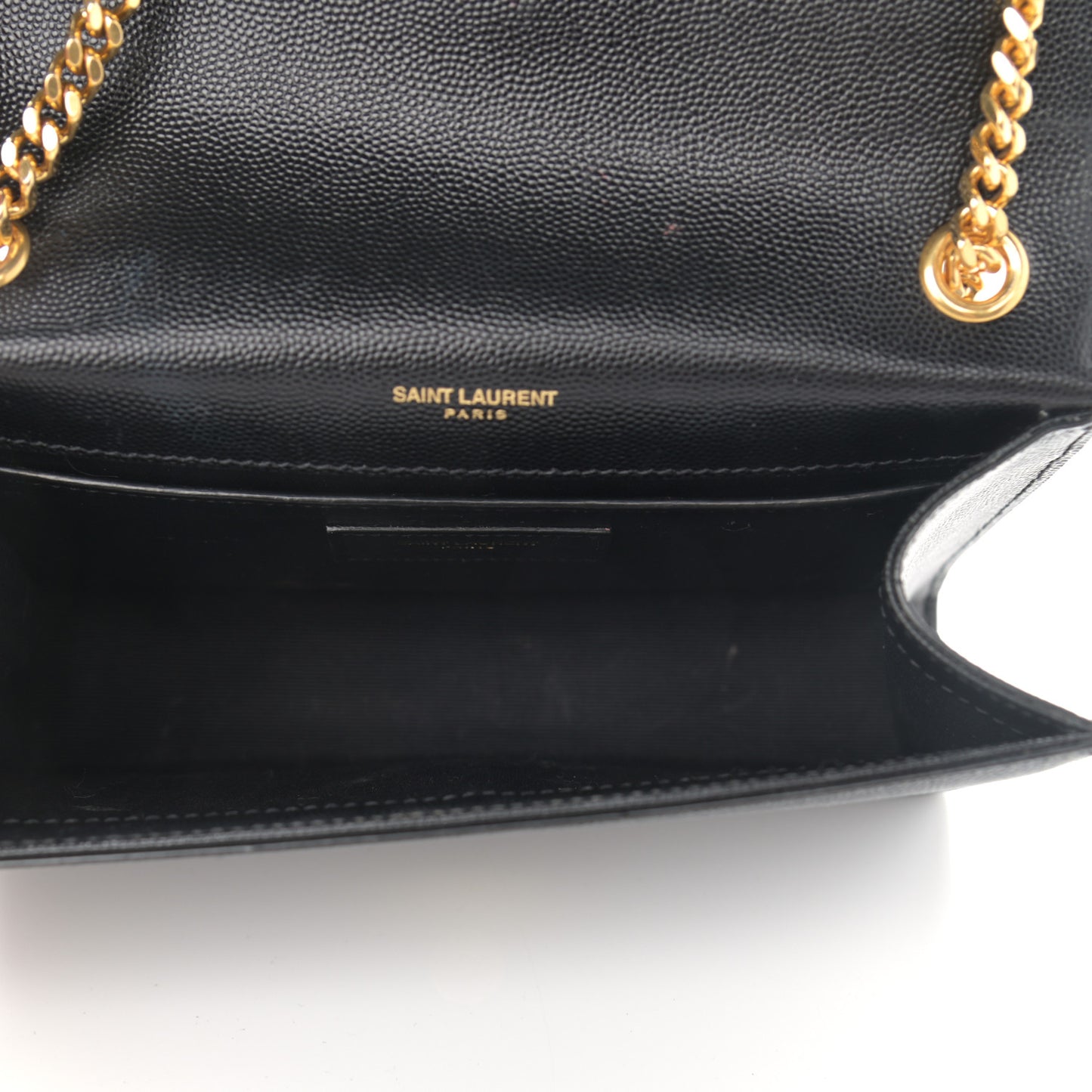 Grain De Poudre Small Monogram Kate Satchel Black