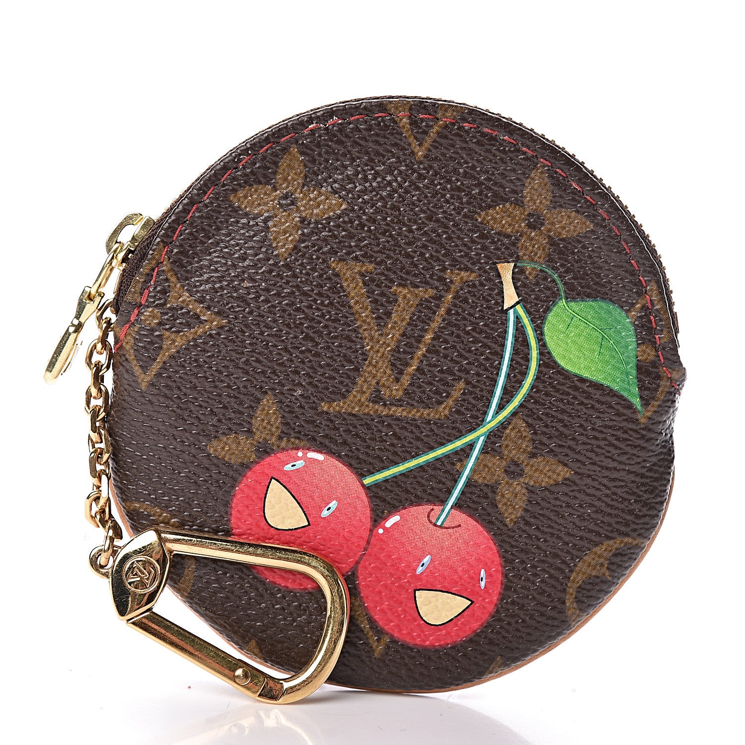 Louis Vuitton Monogram Cerises Round Coin Purse 3 of 8
