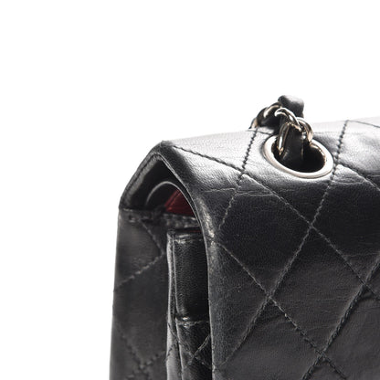 Chanel Lambskin Quilted Medium Double Flap Black 9 of 9