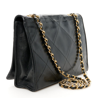 Chanel Lambskin Diamond CC Flap Black 3 of 11