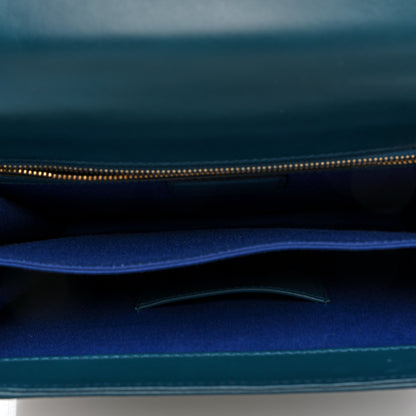 Bulgari Calfskin Large Serpenti Forever Top Handle Emerald Green 6 of 10