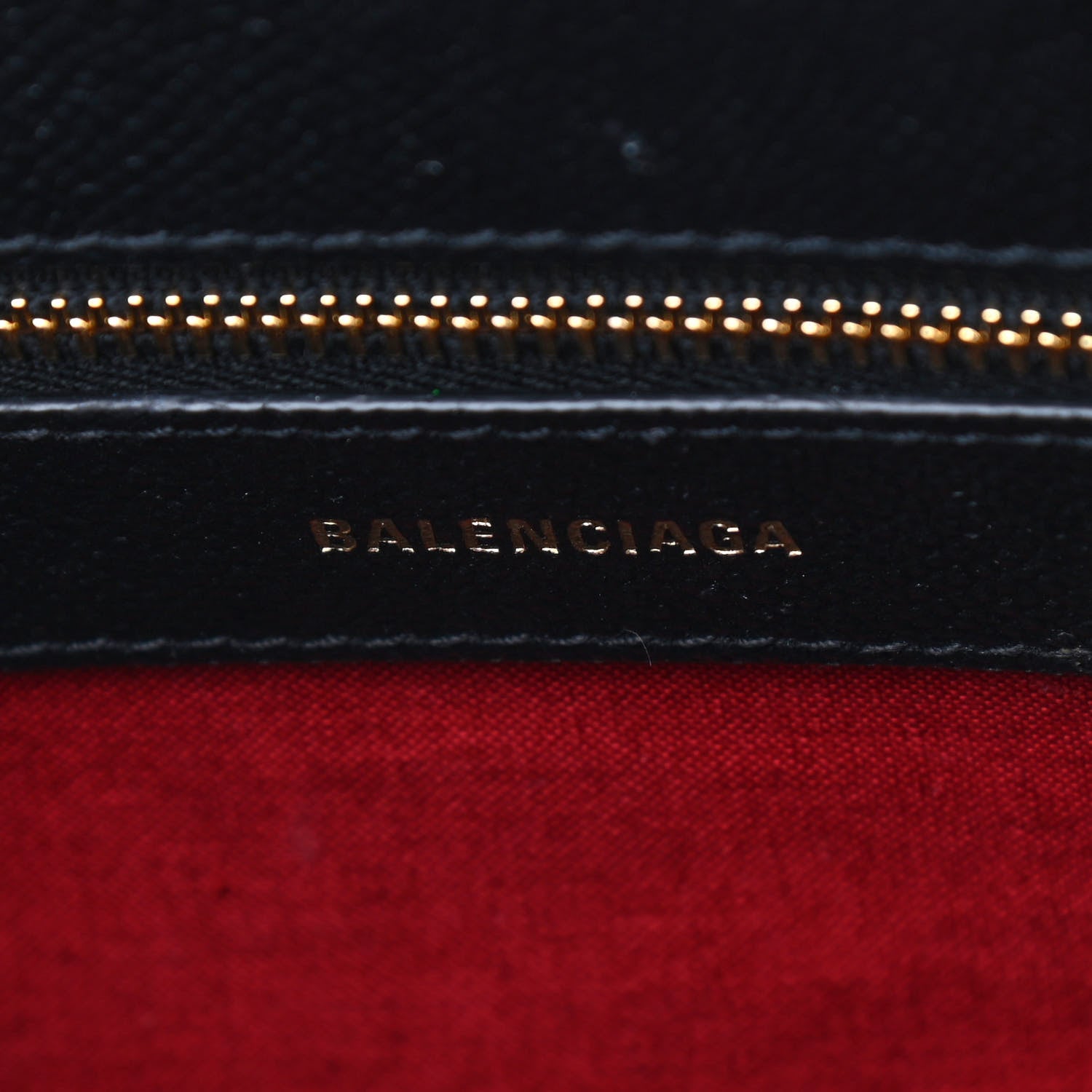 Balenciaga Signature Grained Calfskin Logo S Ville Top Handle Bag Black 6 of 11
