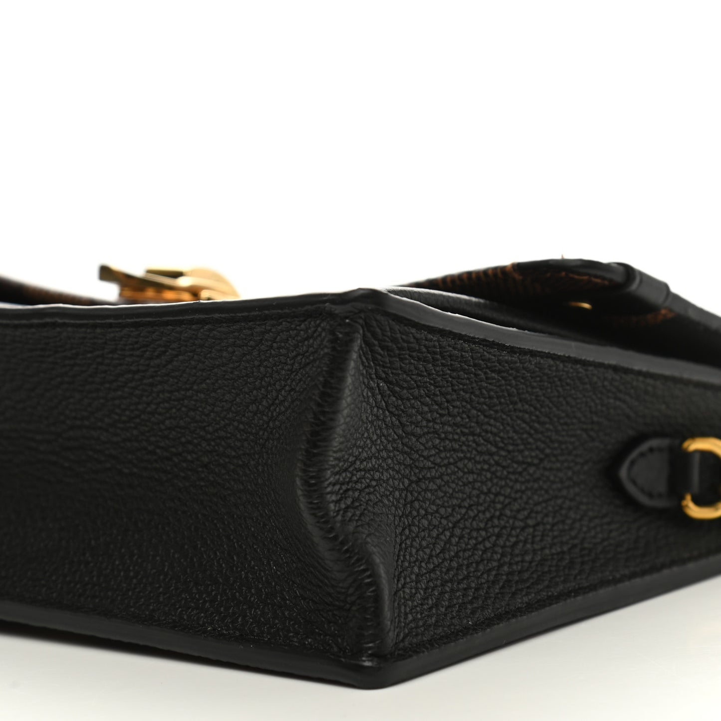 Damier Ebene Vavin Chain Wallet Black