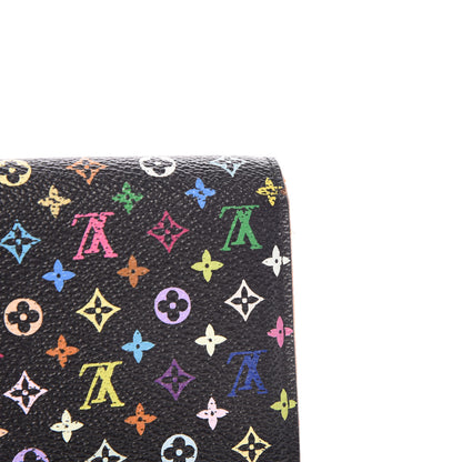 Louis Vuitton Monogram Multicolor Sarah Wallet Black 8 of 14