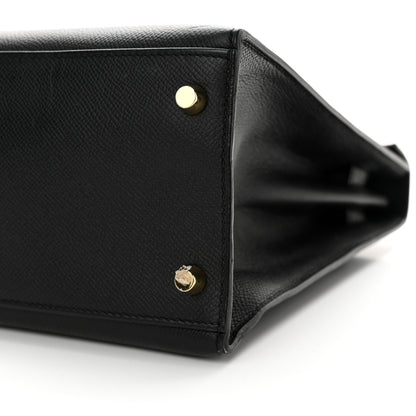 Hermes Epsom Kelly Sellier 28 Black 11 of 17