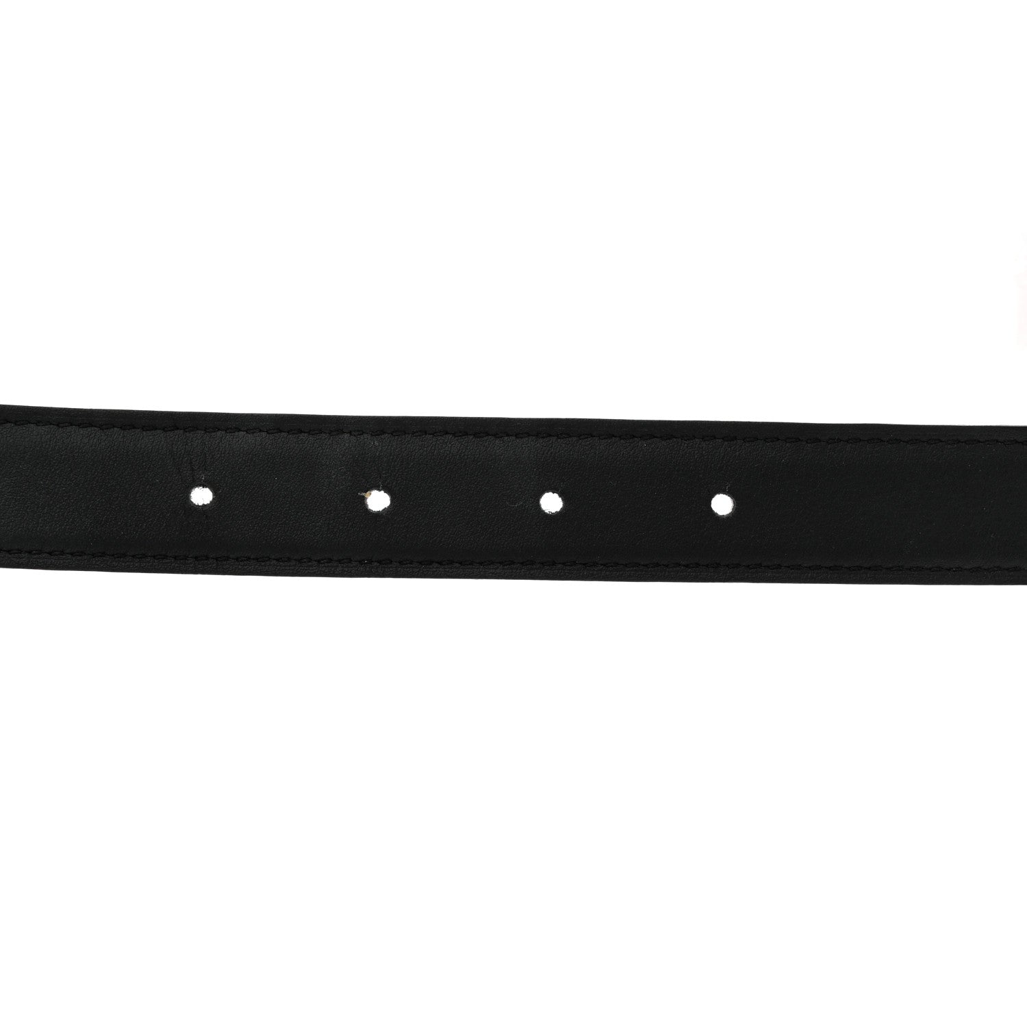 Hermes Swift Epsom 24mm H Torsade Belt 80 32 Black Orange 5 of 9