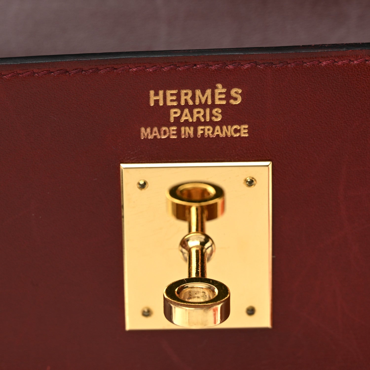 Hermes Box Kelly Retourne 35 Rouge H 6 of 13