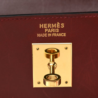 Hermes Box Kelly Retourne 35 Rouge H 6 of 13
