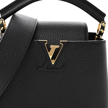 Louis Vuitton Taurillon Mini Capucines Black 8 of 10