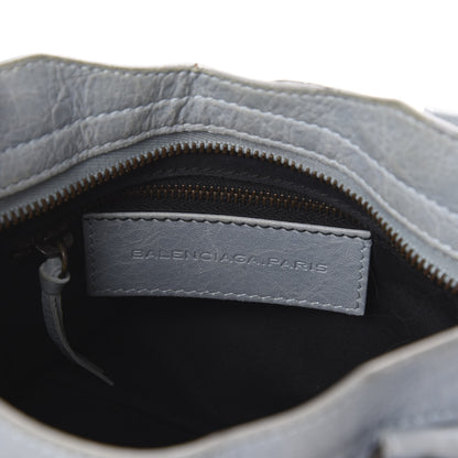 Balenciaga Agneau Classic Hardware Mini City Bleu Acier Ciel 6 of 8