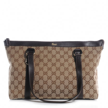 Gucci Monogram Medium Abbey Tote Brown 1 of 9