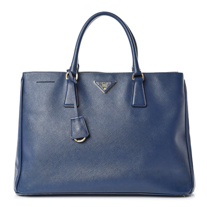 Prada Saffiano Lux Large Tote Bluette 1 of 25