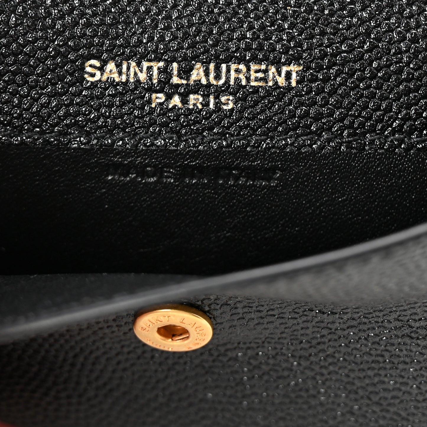 Grain De Poudre Uptown Monogram Card Case Black