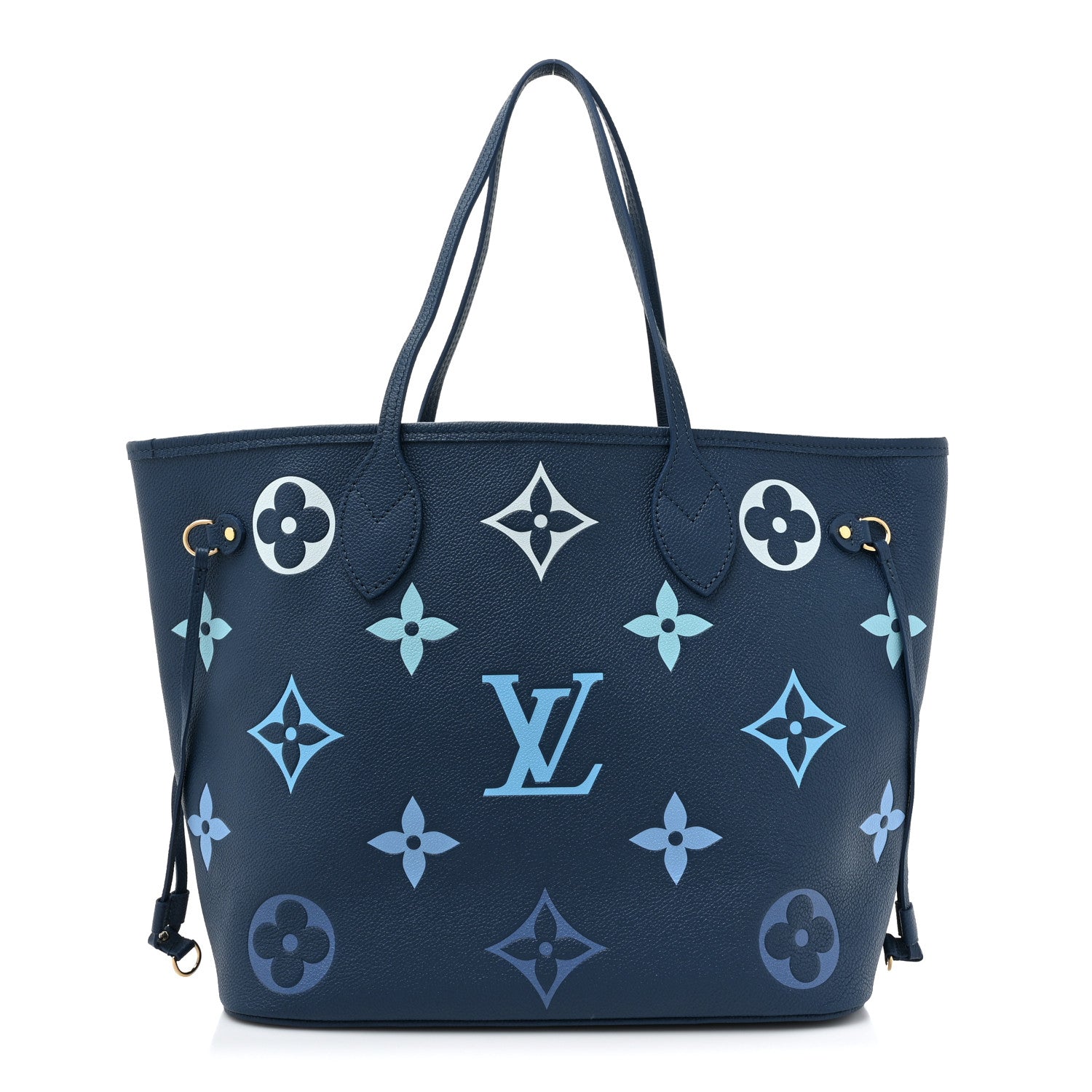 Louis Vuitton Empreinte Monogram Giant Neverfull MM Degrade Bleu 1 of 10