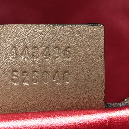 Gucci Velvet Matelasse Medium GG Marmont Shoulder Bag Taupe 7 of 10