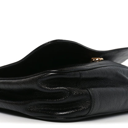 Salvatore Ferragamo Buffalo Gancini Shoulder Bag Black 8 of 9