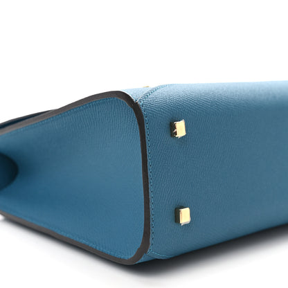 Moynat Carat Calfskin Gabrielle PM Prussian Blue 7 of 8