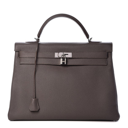 Hermes Togo Kelly Retourne 40 Etain 1 of 42