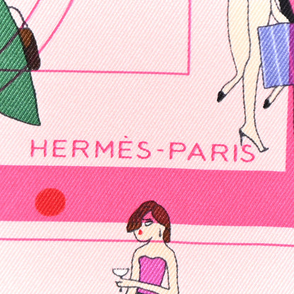Hermes Silk Ex-Libris les Parisiennes Scarf 70 2 of 9