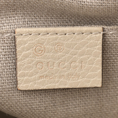 Gucci Monogram Dollar Calfskin Mini Bree Messenger Bag Beige Ebony Avoire Beige Ebony Avoire 6 of 14