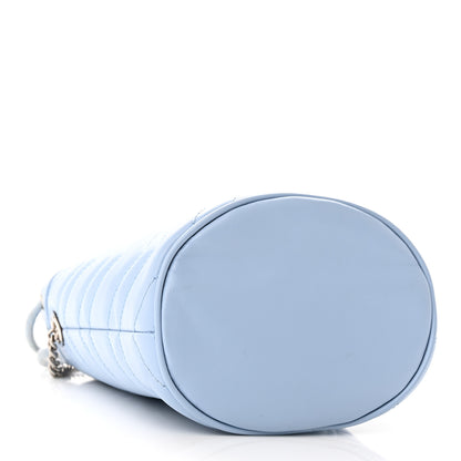 Gucci Calfskin Matelasse Mini GG Marmont 2.0 Bucket Bag Porcelain Light Blue 4 of 10