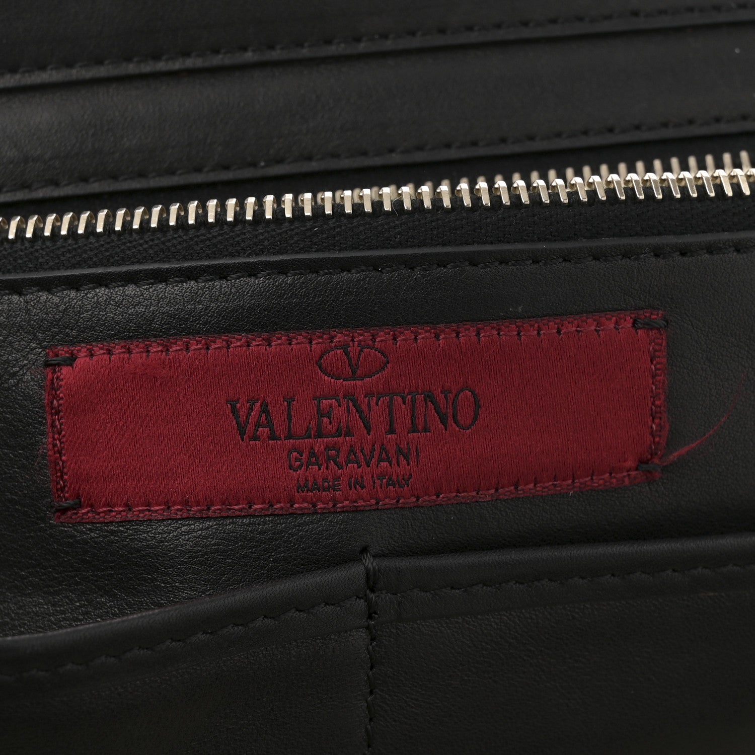 Valentino Garavani Pony Hair Zebra Rockstud Tote Black Ivory 10 of 25