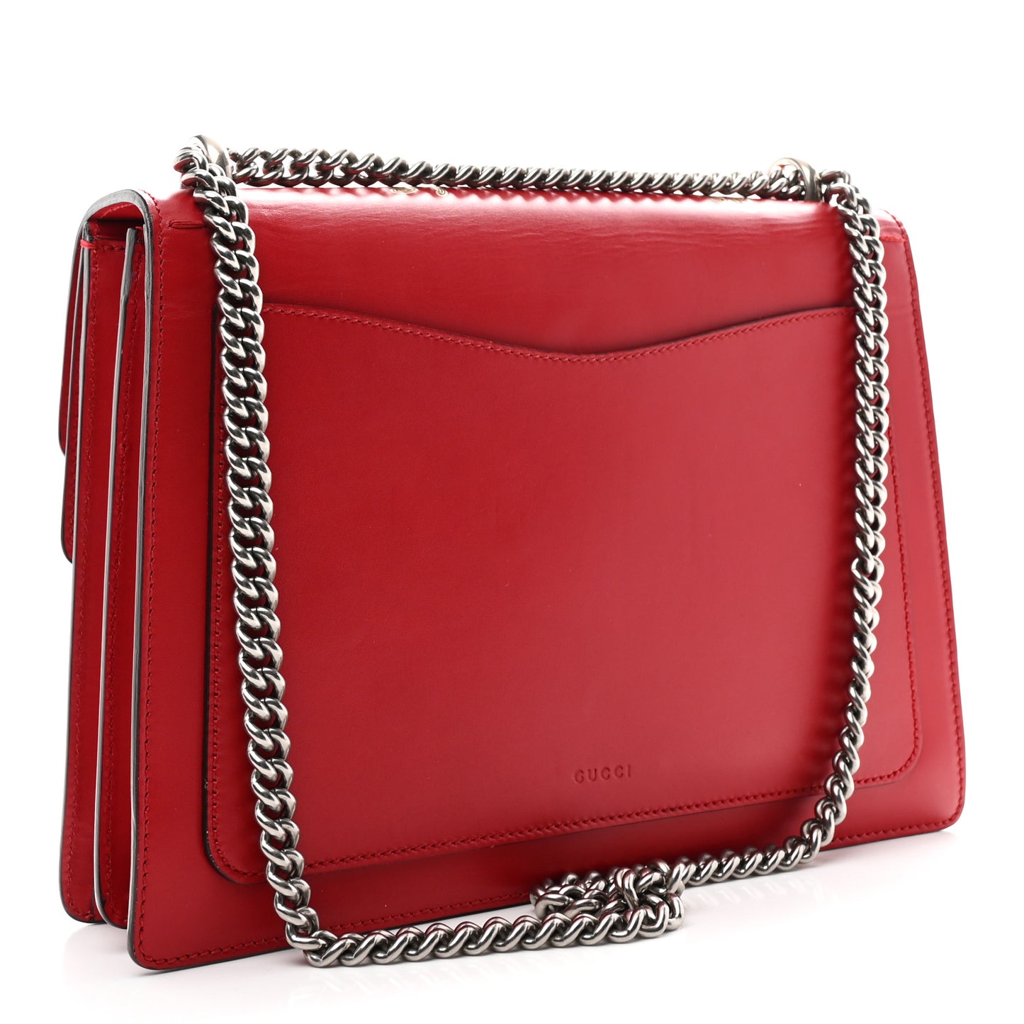 Calfskin Chinese New Year Medium Dionysus Shoulder Bag Hibiscus Red