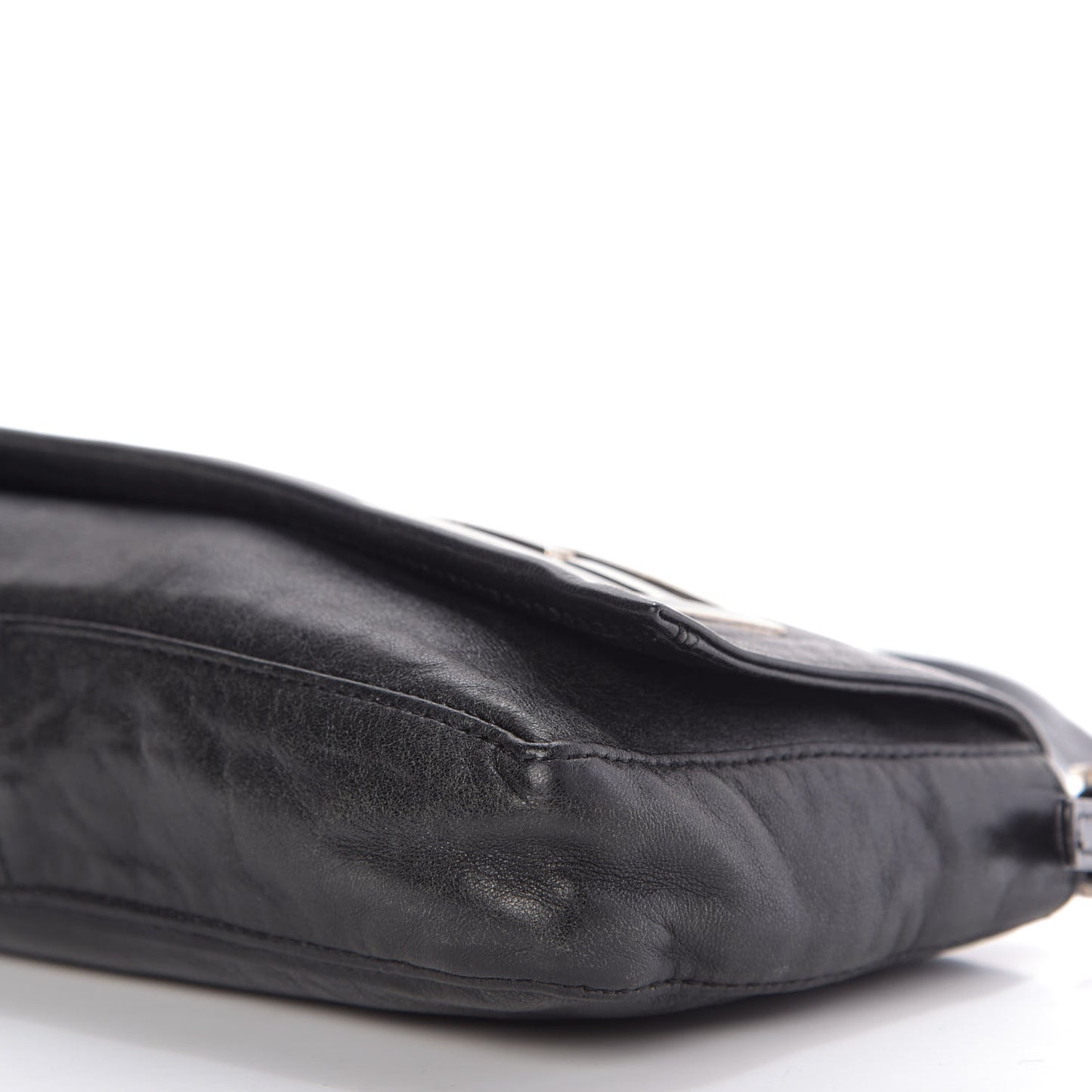 Calfskin Baguette Black