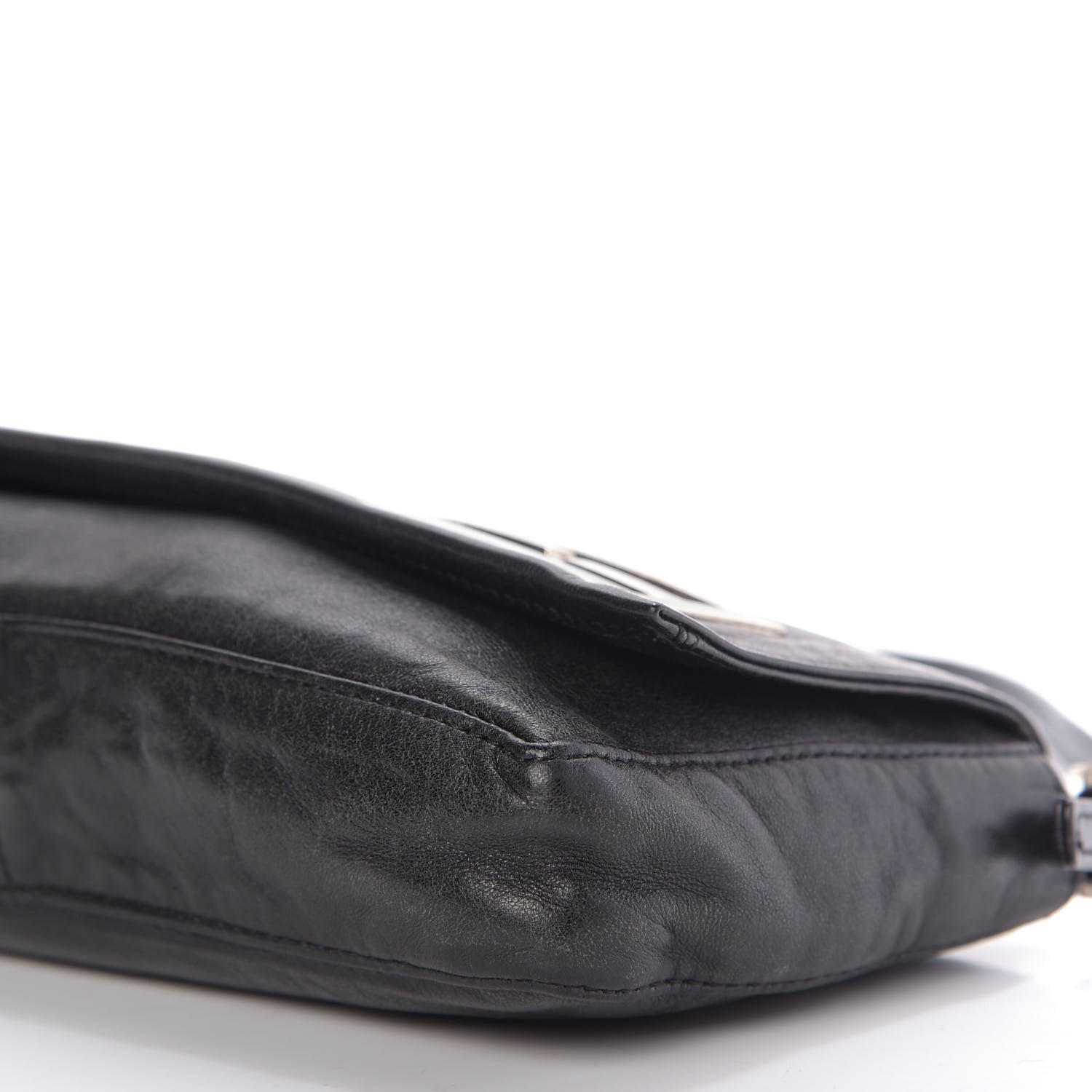 Fendi Calfskin Baguette Black 7 of 8