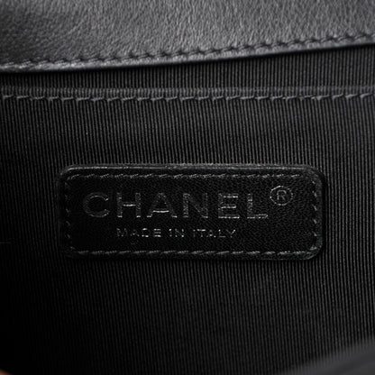 Chanel Calfskin Quilted Medium Boy Flap Black 6 of 13