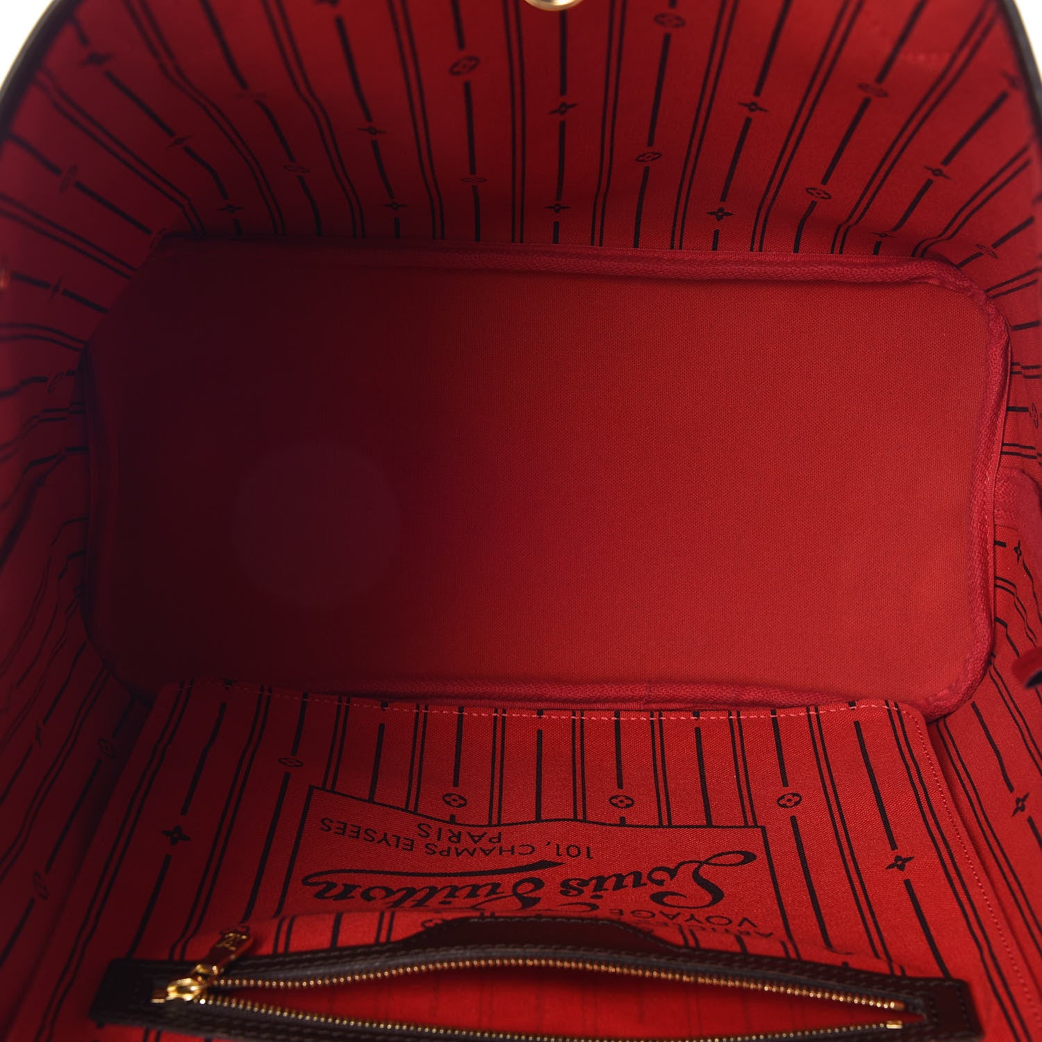 Louis Vuitton Damier Ebene Neverfull MM 5 of 10