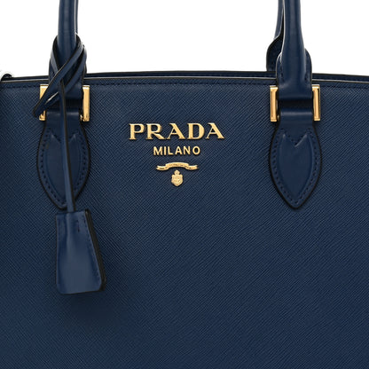 Prada Saffiano Soft Calfskin Large Tote Bluette 7 of 9