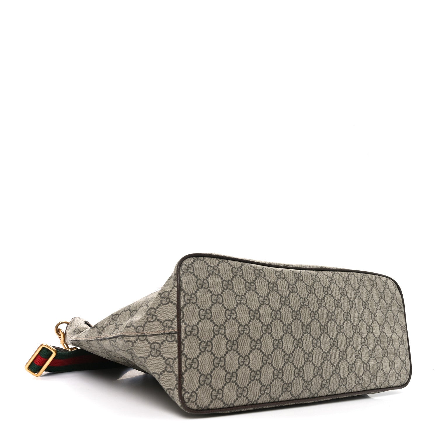Gucci Soft GG Supreme Monogram Courrier Medium Crossbody Tote Beige New Acero 4 of 10