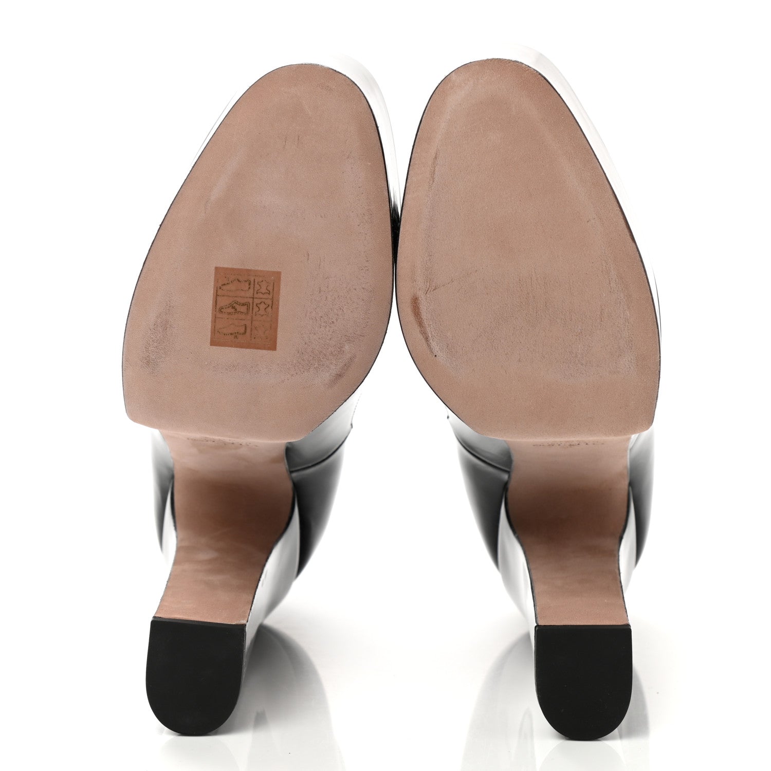 Valentino Garavani Patent Tan-Go 55/155mm Platform Pumps 38.5 Black 5 of 8