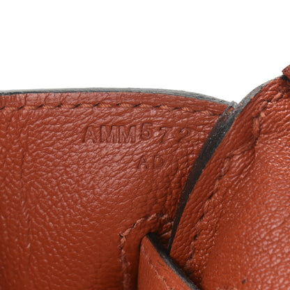 Hermes Taurillon Novillo Birkin 30 Cuivre 7 of 12