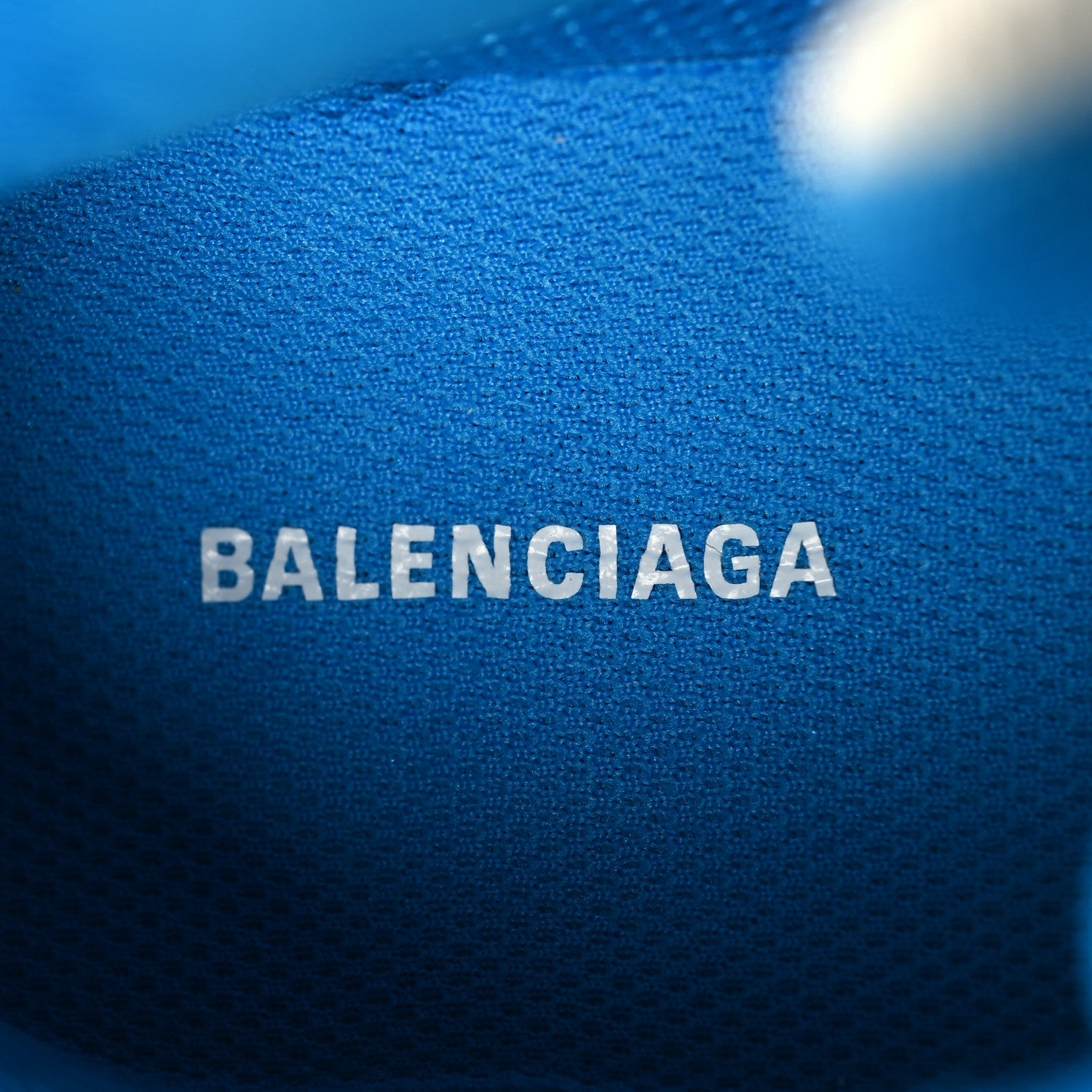 Balenciaga Mesh Rubber Womens Track Sneakers 38 White Green Blue 8 of 8