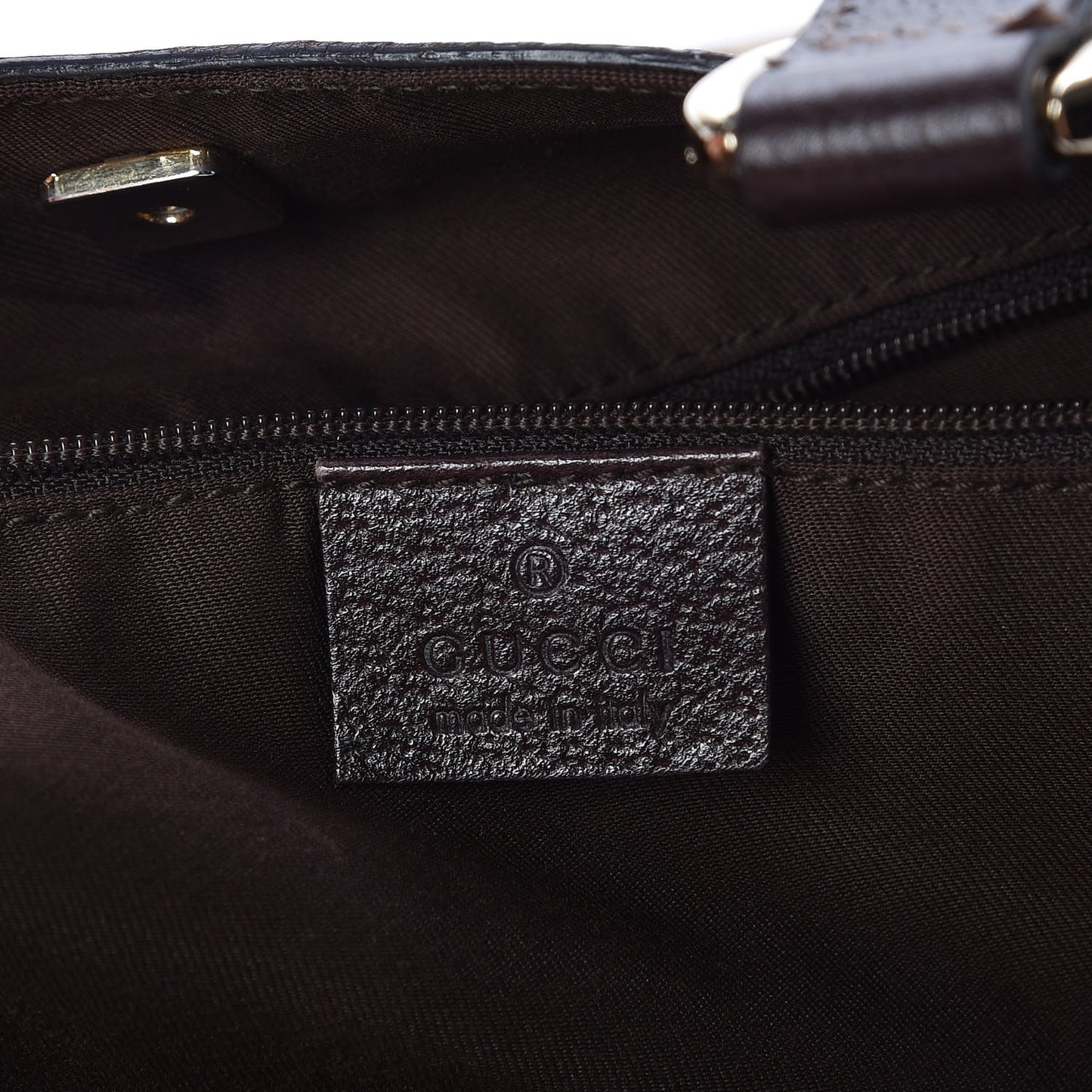Monogram Large Abbey Tote Dark Brown