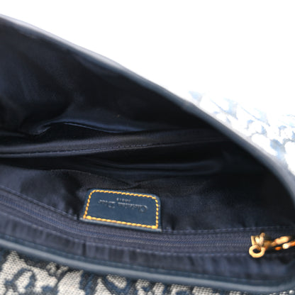 Christian Dior Monogram Saddle Bag Blue 5 of 10