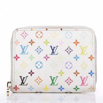 Louis Vuitton Monogram Multicolor Zippy Coin Purse White 1 of 8