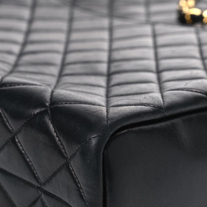 Chanel Lambskin Quilted Shoulder Bag Black 7 of 10