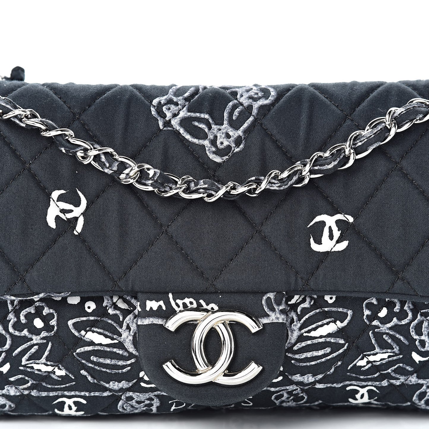 Cotton Quilted Small Bandana Single Flap Navy
